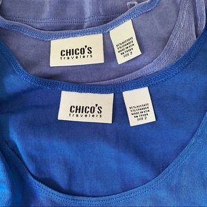 Set of 2 Chico’s travelers tank tops